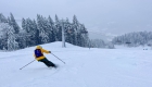 Skiën op een ongeprepareerde piste
